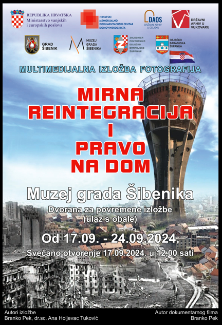 Idući tjedan promocija knjige i otvorenje multimedijalne izložbe fotografija „Mirna reintegracija i pravo na dom“ 